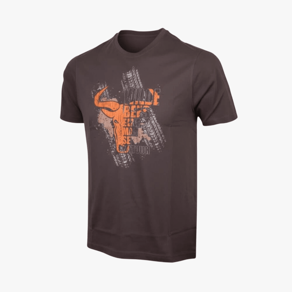 Wildebees Dirt Rider Logo Tee Pewter | Wildebees
