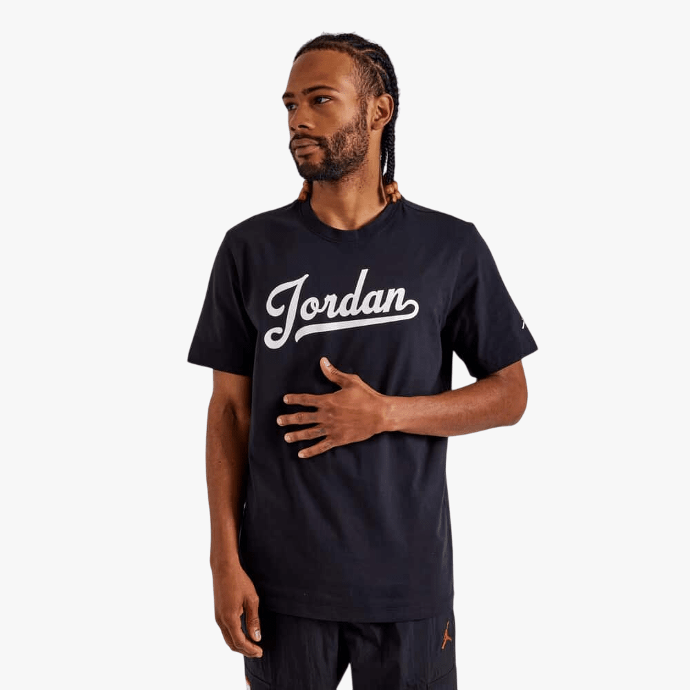 Nike Mens Jordan Fight Mvp Short Sleeve Tee Black | Nike