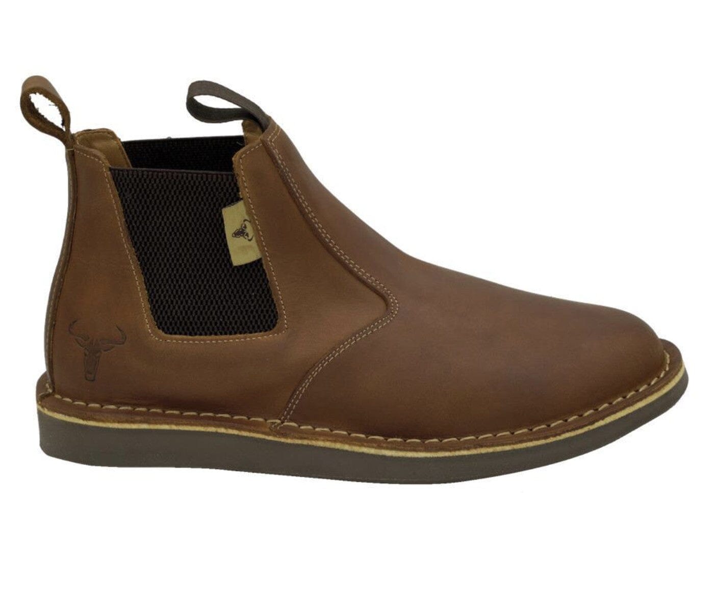 Wildebees Mens Buffalo Chelsea Boot 111 Tan | Wildebees