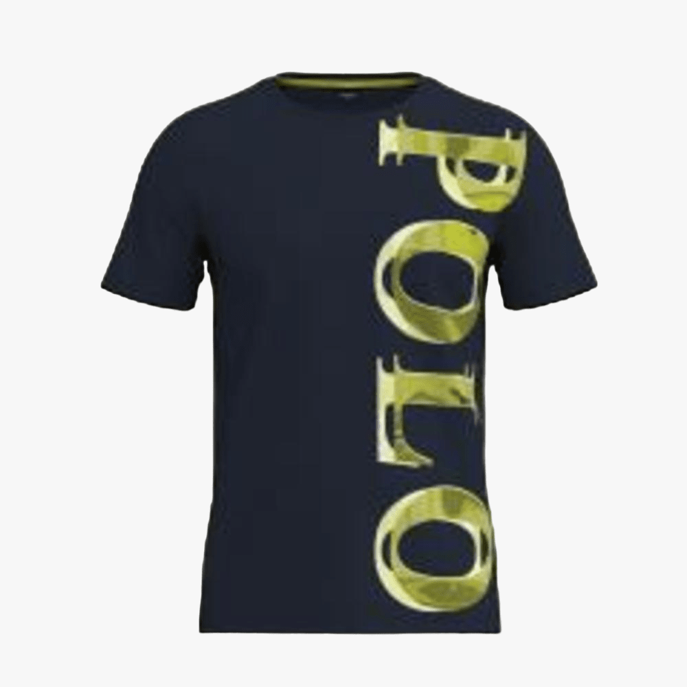 Polo Mens Logo Printed Short Sleeve Tee Navy | Polo