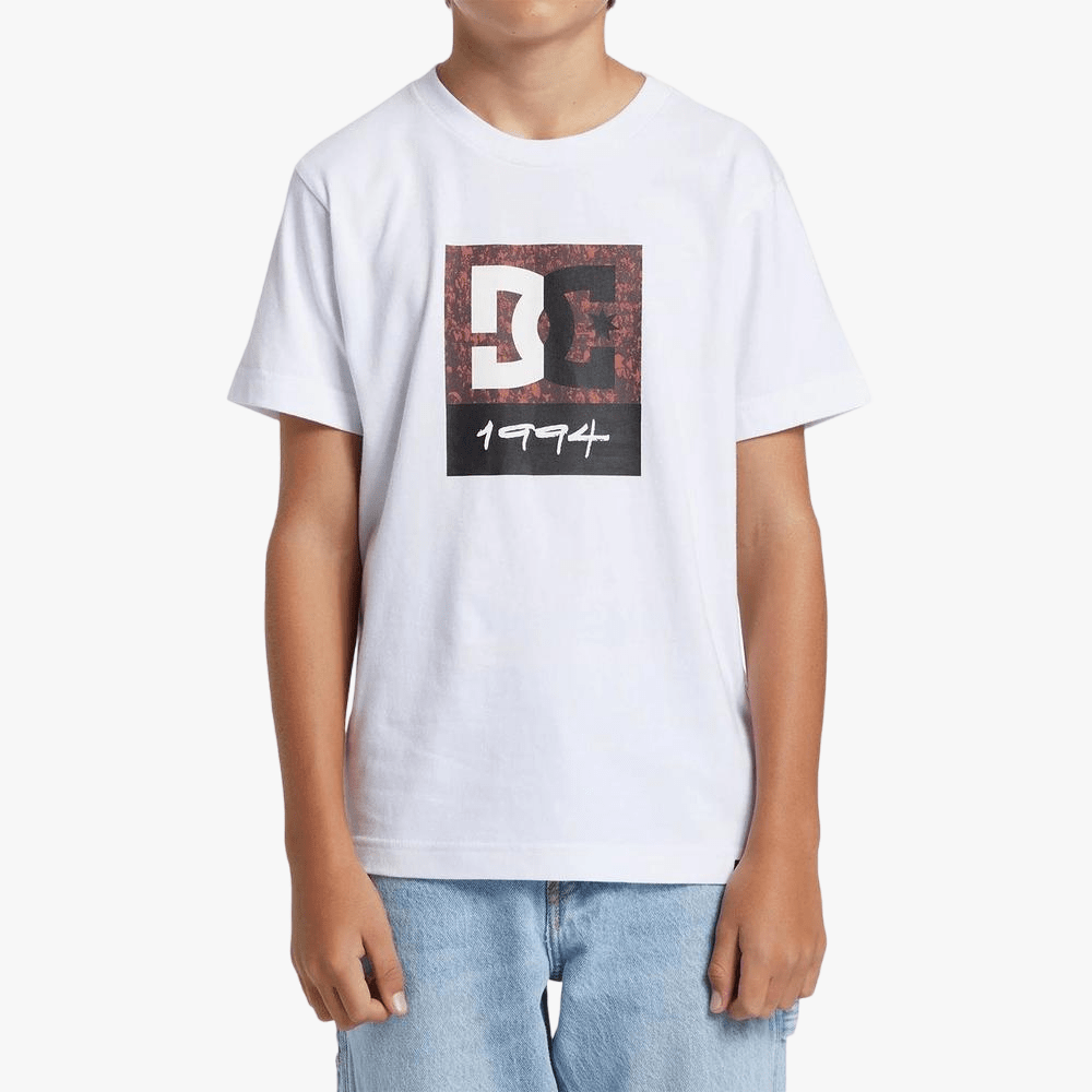 Dc Boys Split Star Short Sleeve Tee White | DC