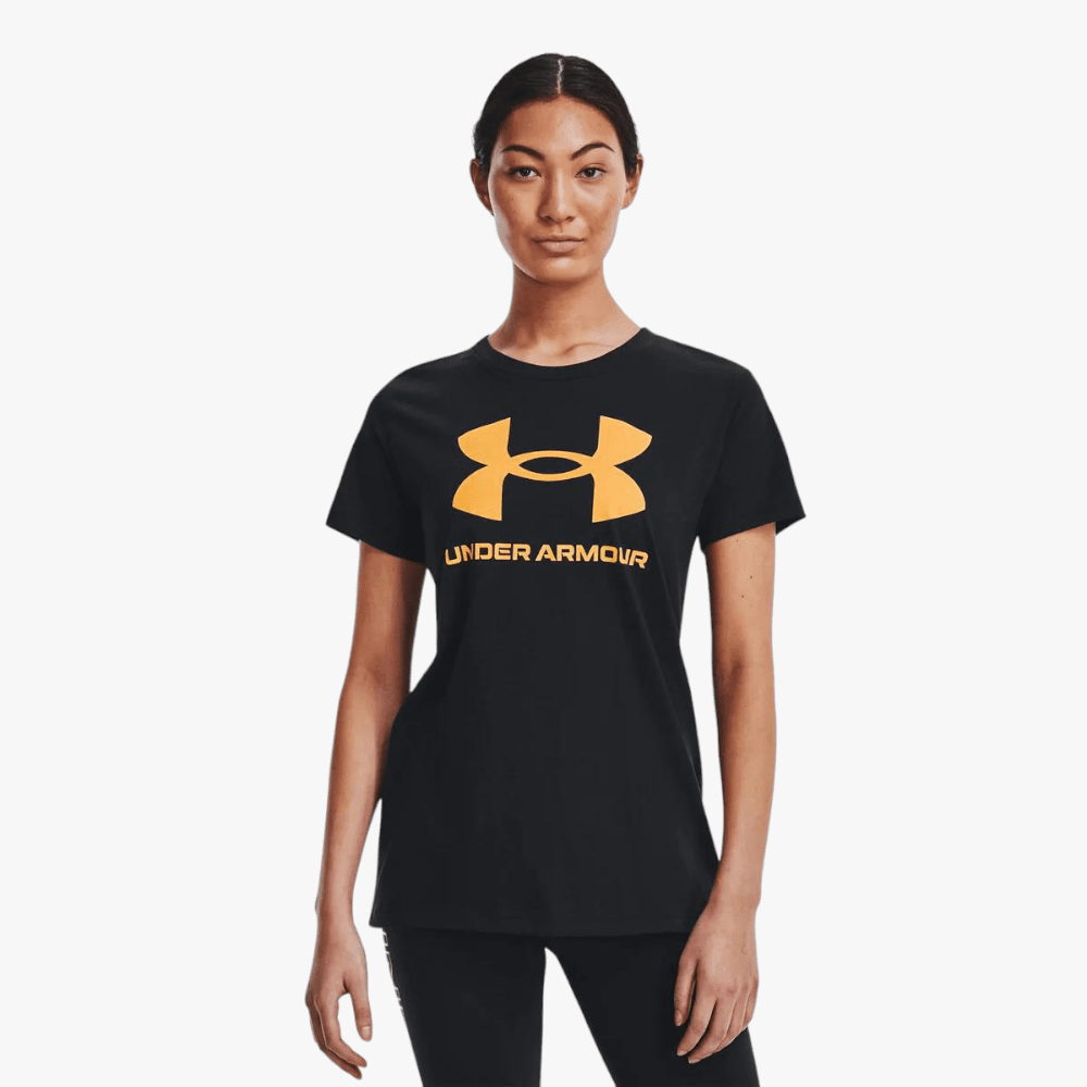 Under Armour Womens Sportstyle Graphic Short Sleeve 004 Black Under Armour