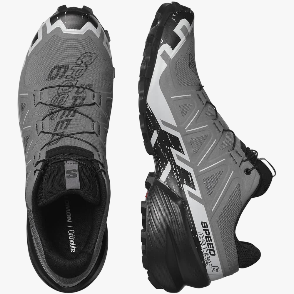 Salomon Mens Speedcross 6 Trail Quiet Shade Black Pearl Blue