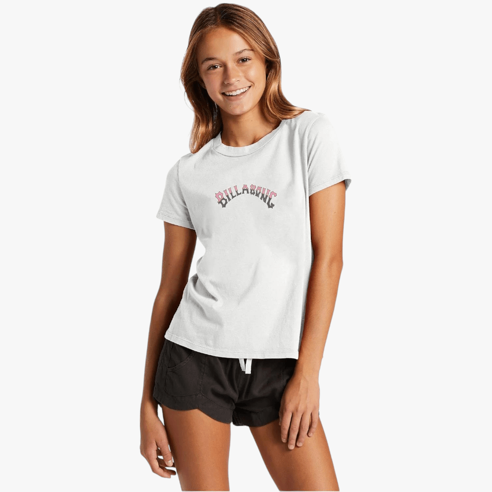 Billabong Girls Pro Short Sleeve Tee Salt Crystal Billabong