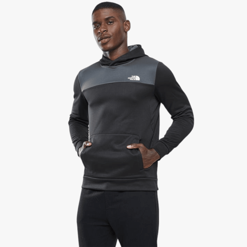 The North Face Men Reaxion Fleece Po Hoodie Black Grey The North Face