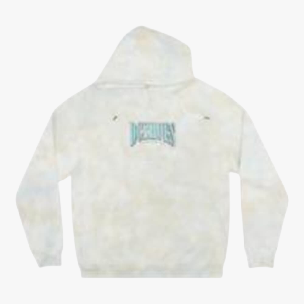 Dc Mens Omni Hoodie Celestial Blue Tie Dye Blue