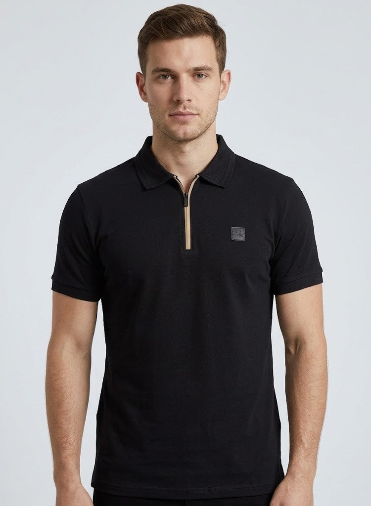 Enrico Coveri Mens Roma Golfer Black