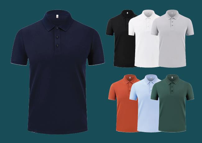 Everest 100% Polyester Short Sleeve Golfer Black