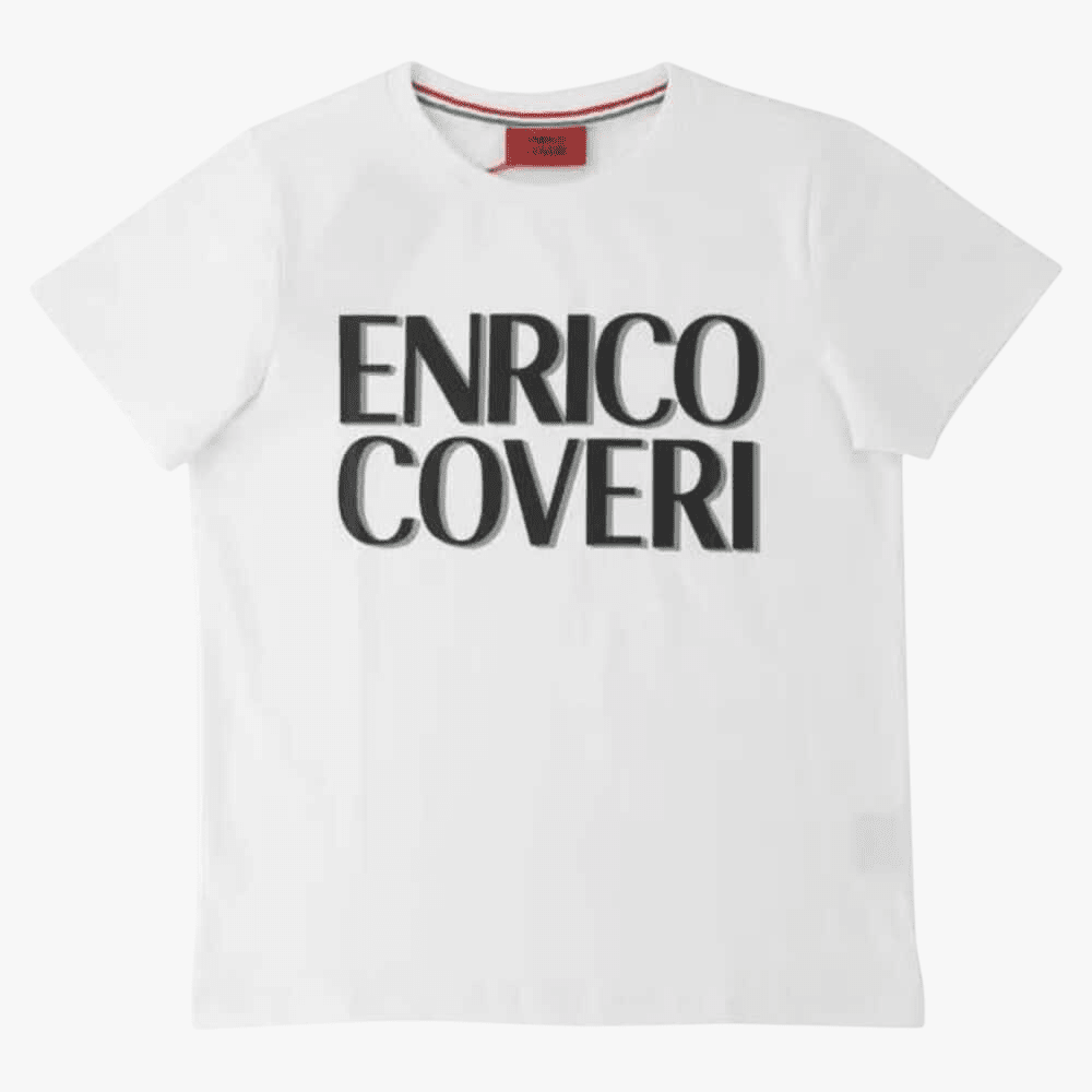 Enrico Coveri Boys Short Sleeve Tee White | Enrico Coveri