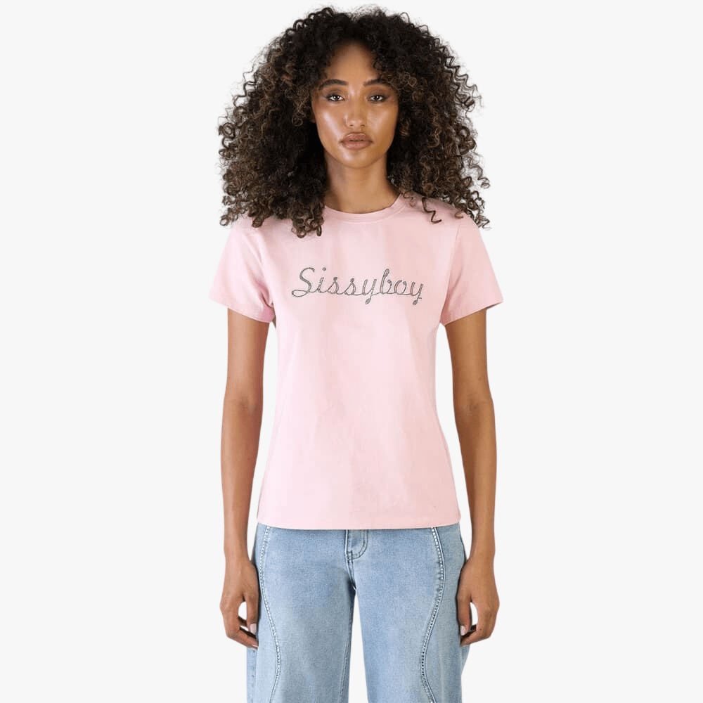 Sissy Boy Caught Your Eye Tee Pale Pink | Sissy Boy