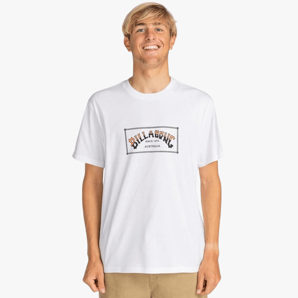 Billabong Mens Arch Short Sleeve Tee White | Billabong