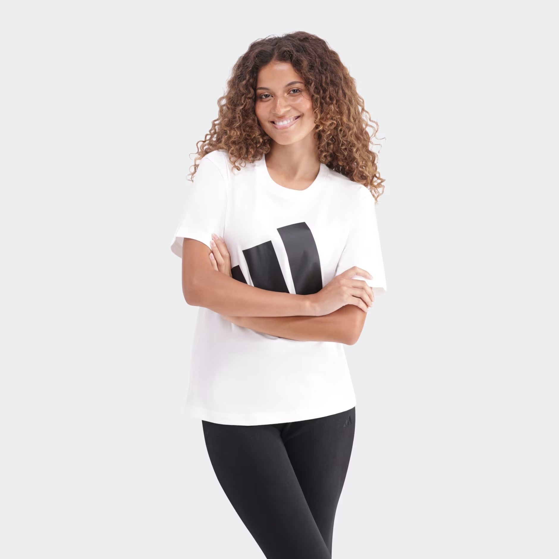 Adidas Womens Bl Sj Short Sleeve Tee White