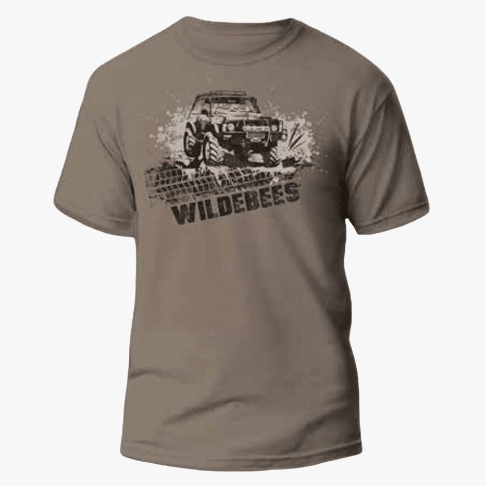 Wildebees Mens 4X4 Splat Tp Short Sleeve Tee Des Sand | Wildebees
