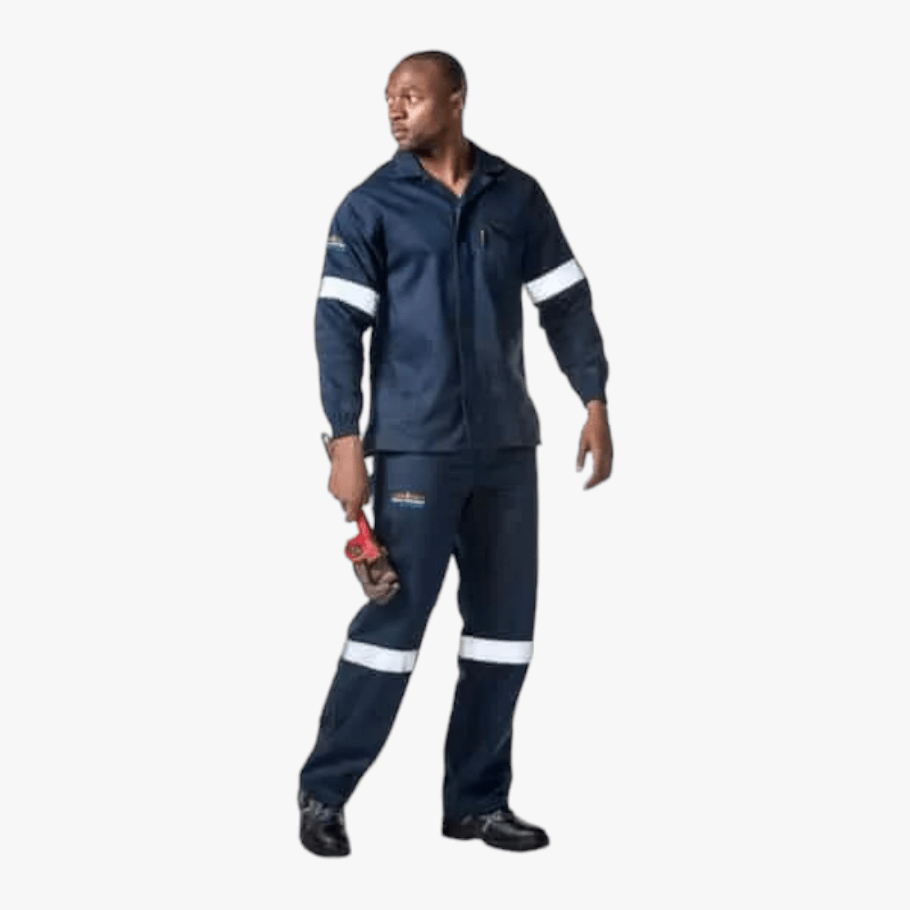 Dromex D59 Flame & Acid 2 Pc Suit Navy Dromex