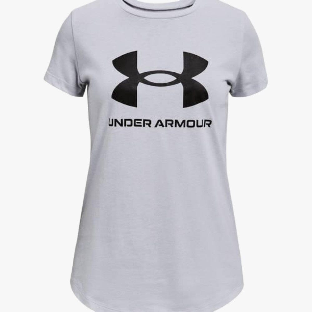 Under Armour Girls Live Sportstyle Graphic Short Sleeve Tee 011 Grey Under Armour