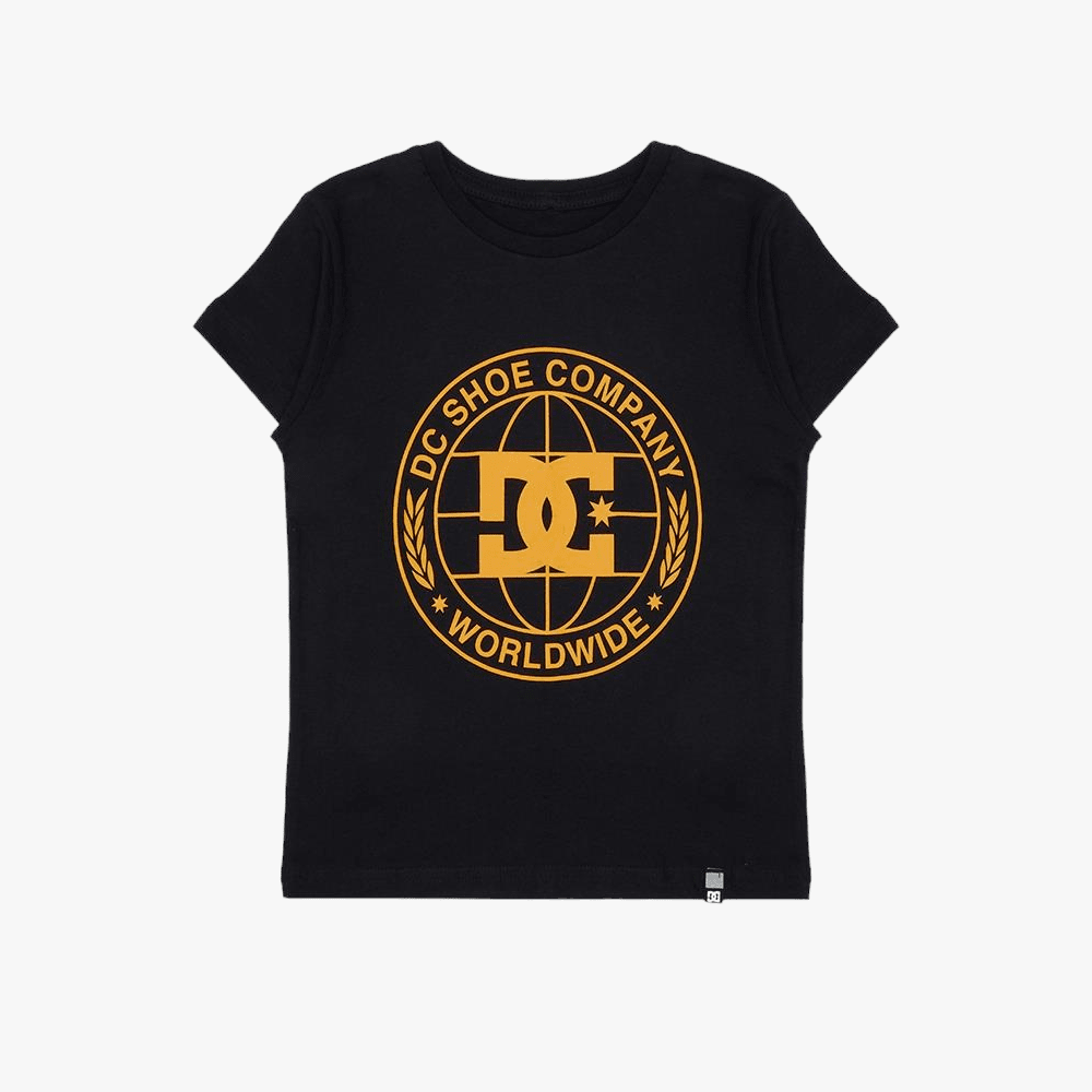 Dc Boys Pressed Short Sleeve Tee Black Dc