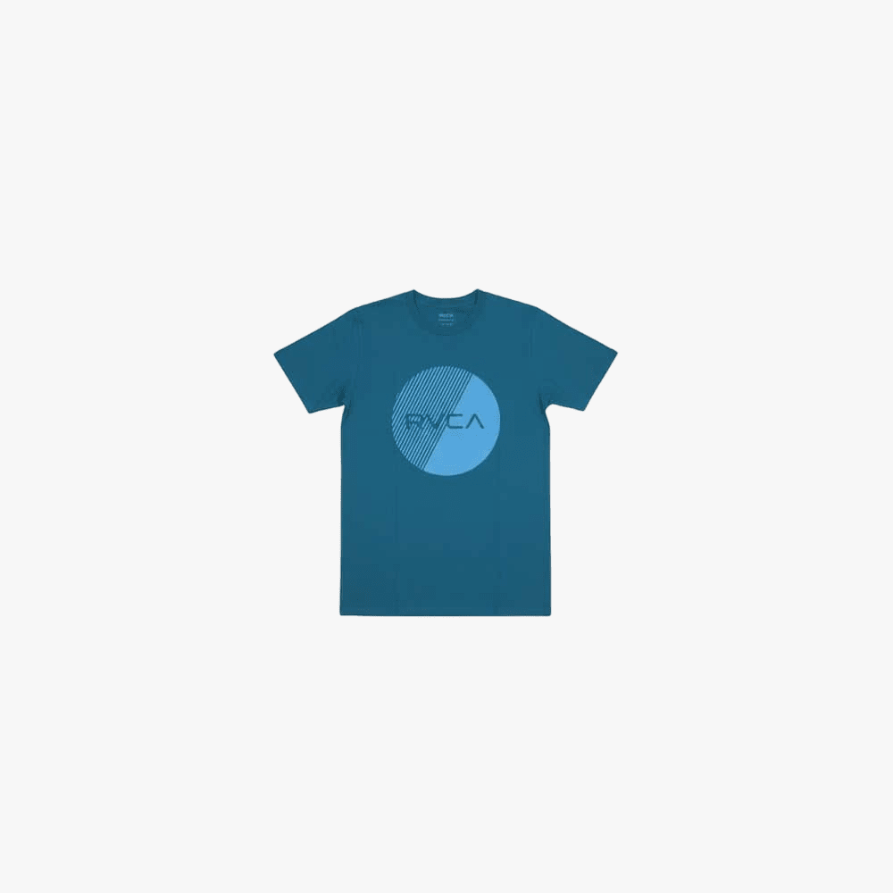 Rvca Mens Segment Short Sleeve Tee Washed Navy | Rvca