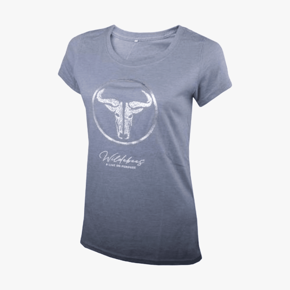 Wildebees Womens Raised Foil Circle Short Sleeve Tee | Wildebees