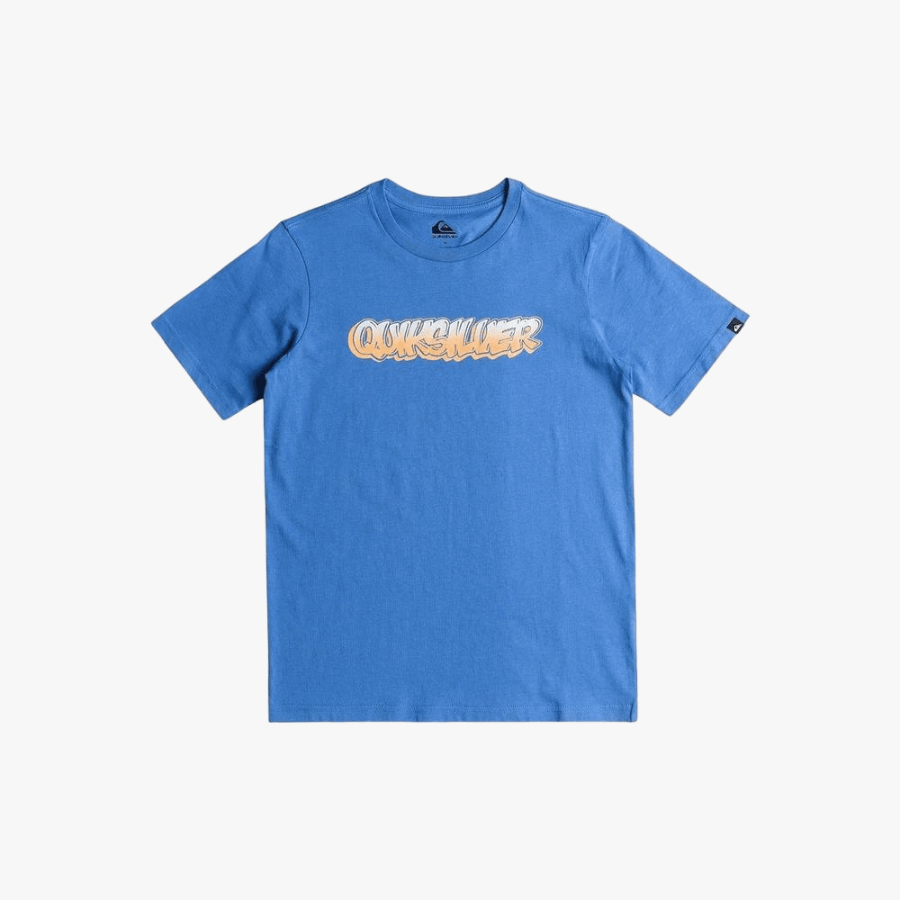 Quiksilver Boys Drop Shadows Short Sleeve Tee Nebulus Blue | Quiksilver