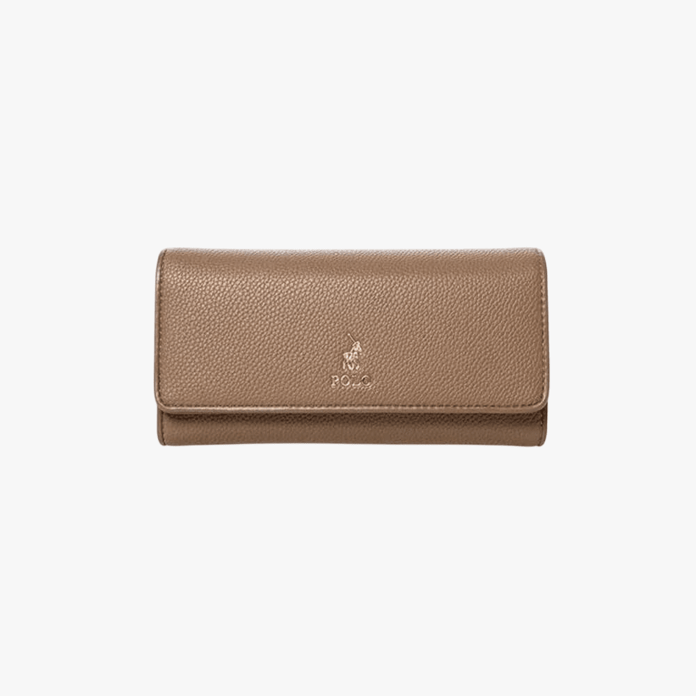 Polo Lyon Trifold Purse Taupe | Polo