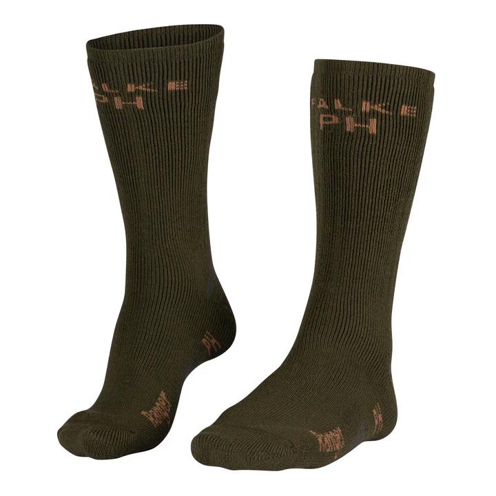 Falke Mens Ranger Crew Socks Olive