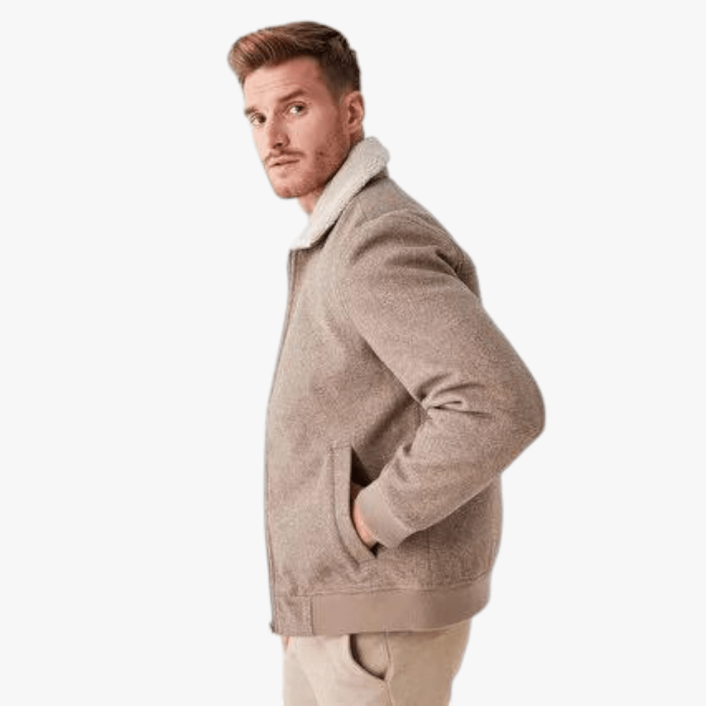 Lc Waikiki Mens Jacket Grey Soviet