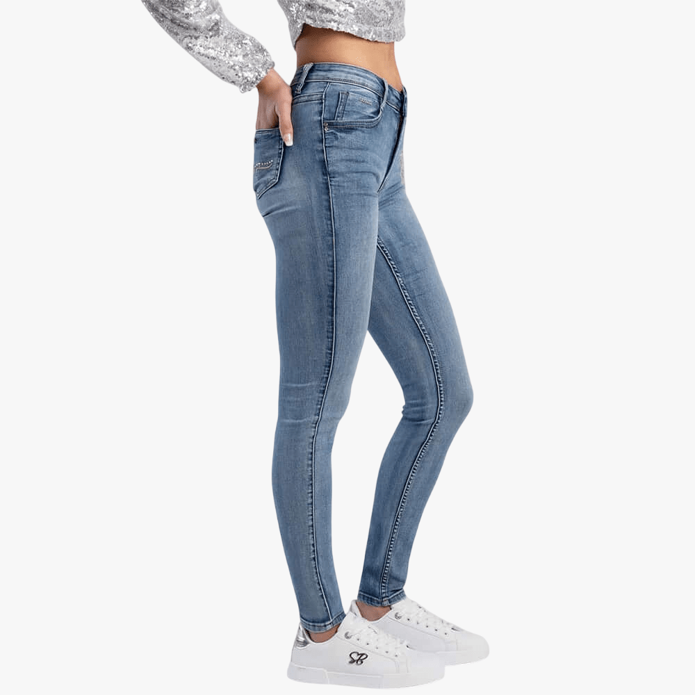 Sissy Boy Mid Waist Skinny Jean Back Pocket Embroid Lt Vintage | Sissy Boy