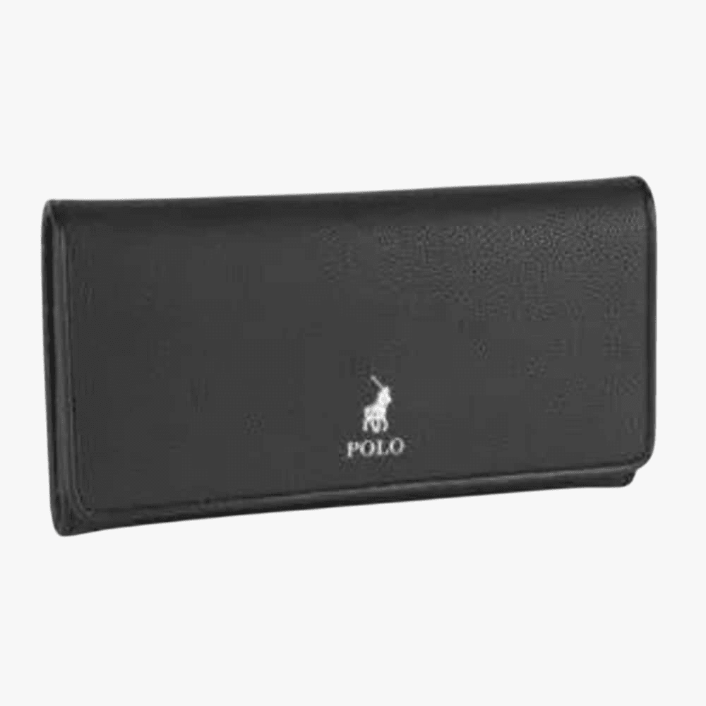 Polo Lyon Trifold Purse Black | Polo