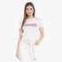Guess Womens College Short Sleeve Tee White | Guess