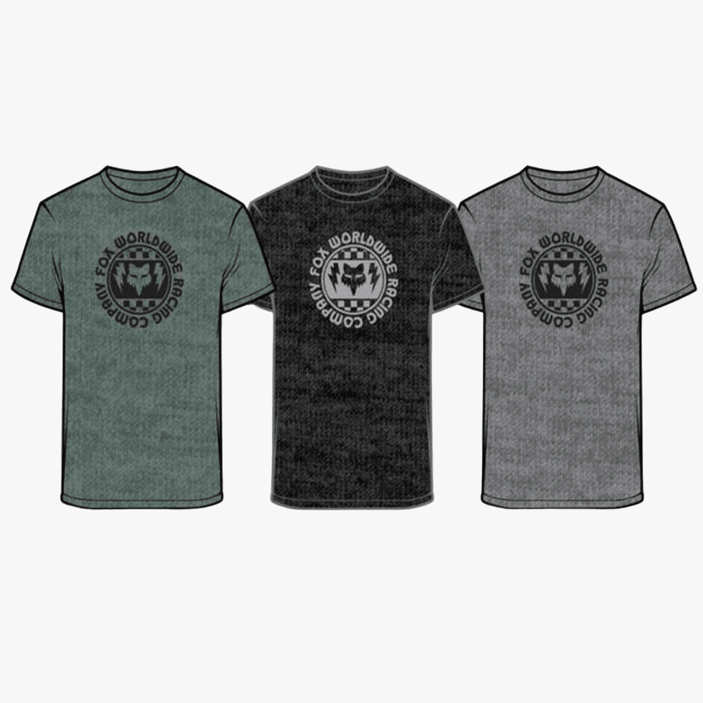 Fox Mens Next Level Short Sleeve Tee Heather Graphite | Fox