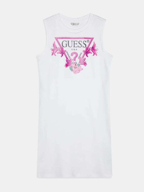 Guess Girls Interlock Dress White