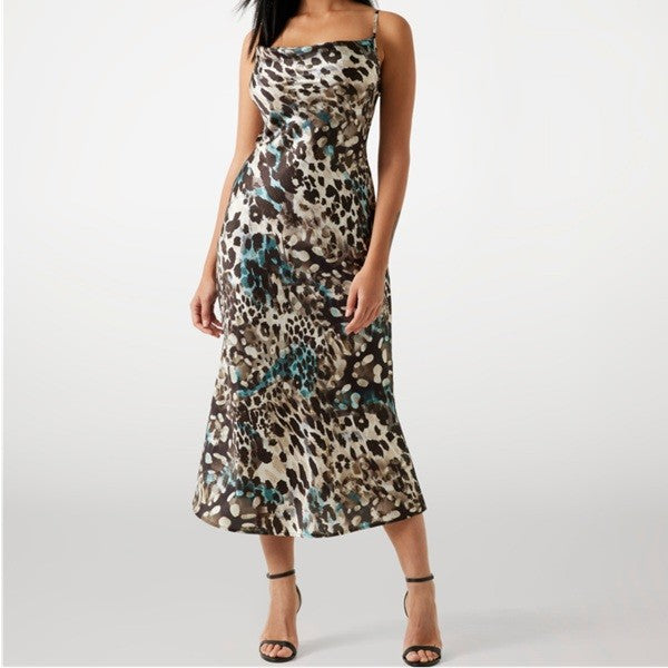 Guess Womens Akilina Dress Leo