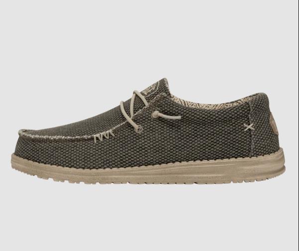 Hey Dude Mens Wally Braided Army