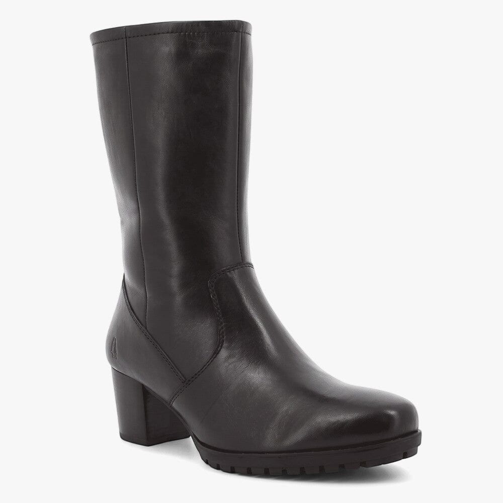Hush Puppies Womens Marisol Sheep Leather Boot Black | Hush Puppies