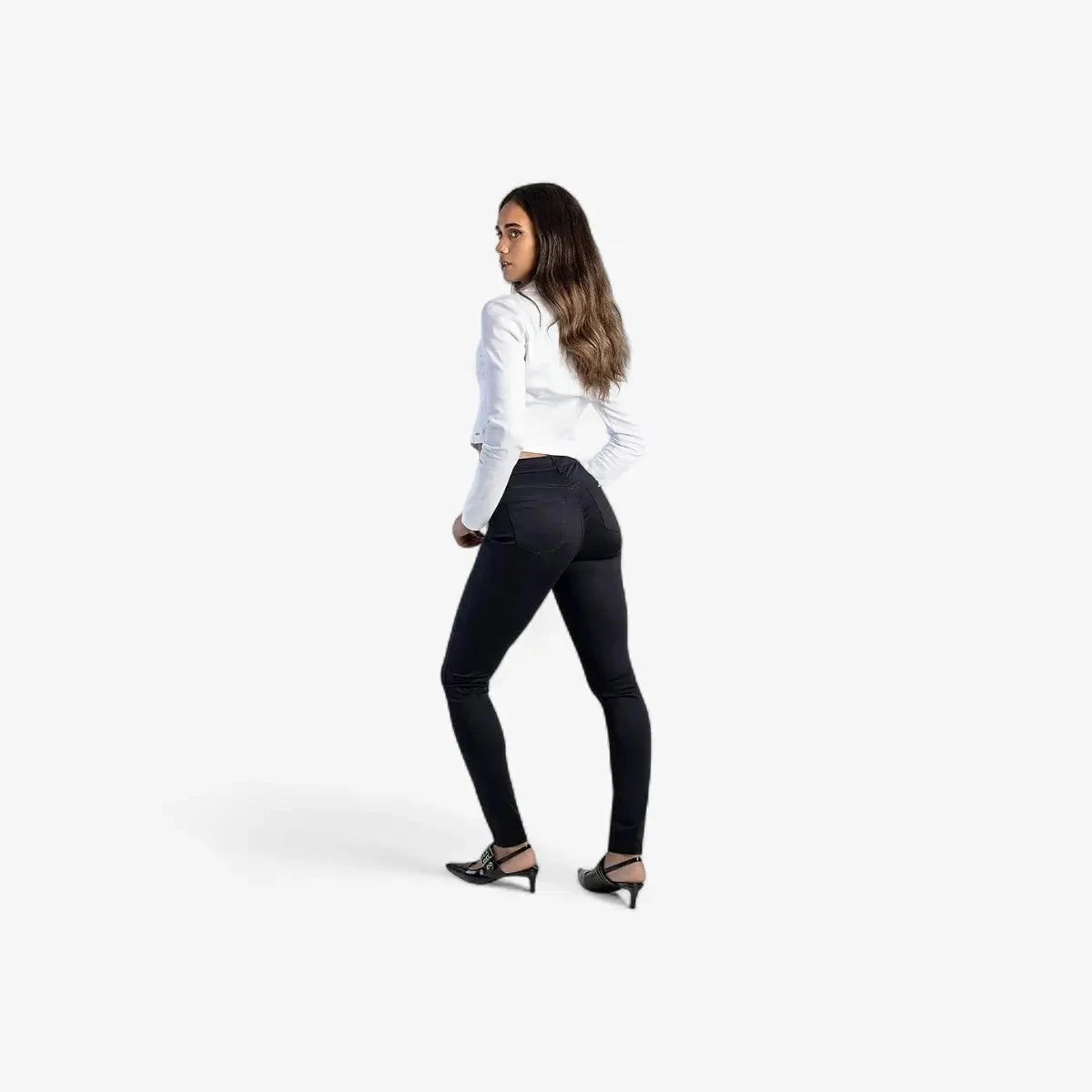 Sissy Boy Mid Waist Skinny Jean Black | Sissy Boy