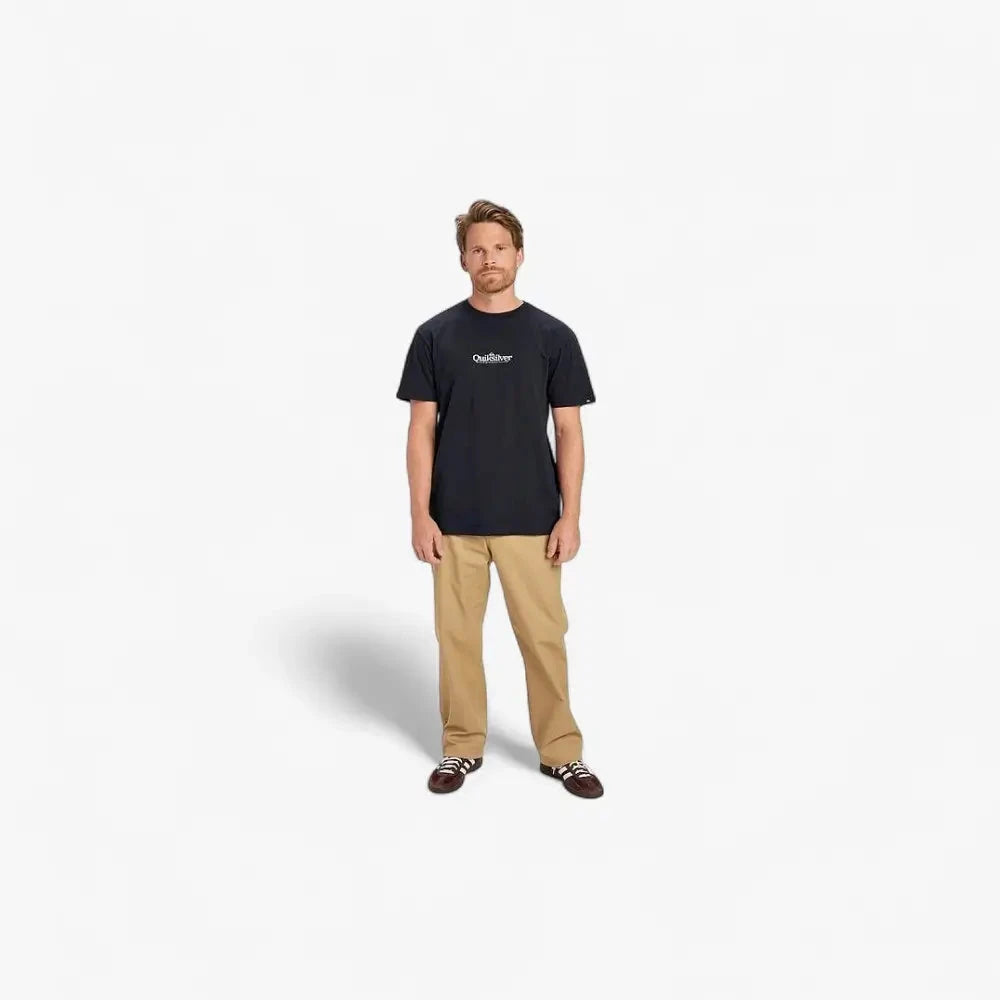 Quiksilver Mens Fineline Short Sleeve Tee Black | Quiksilver