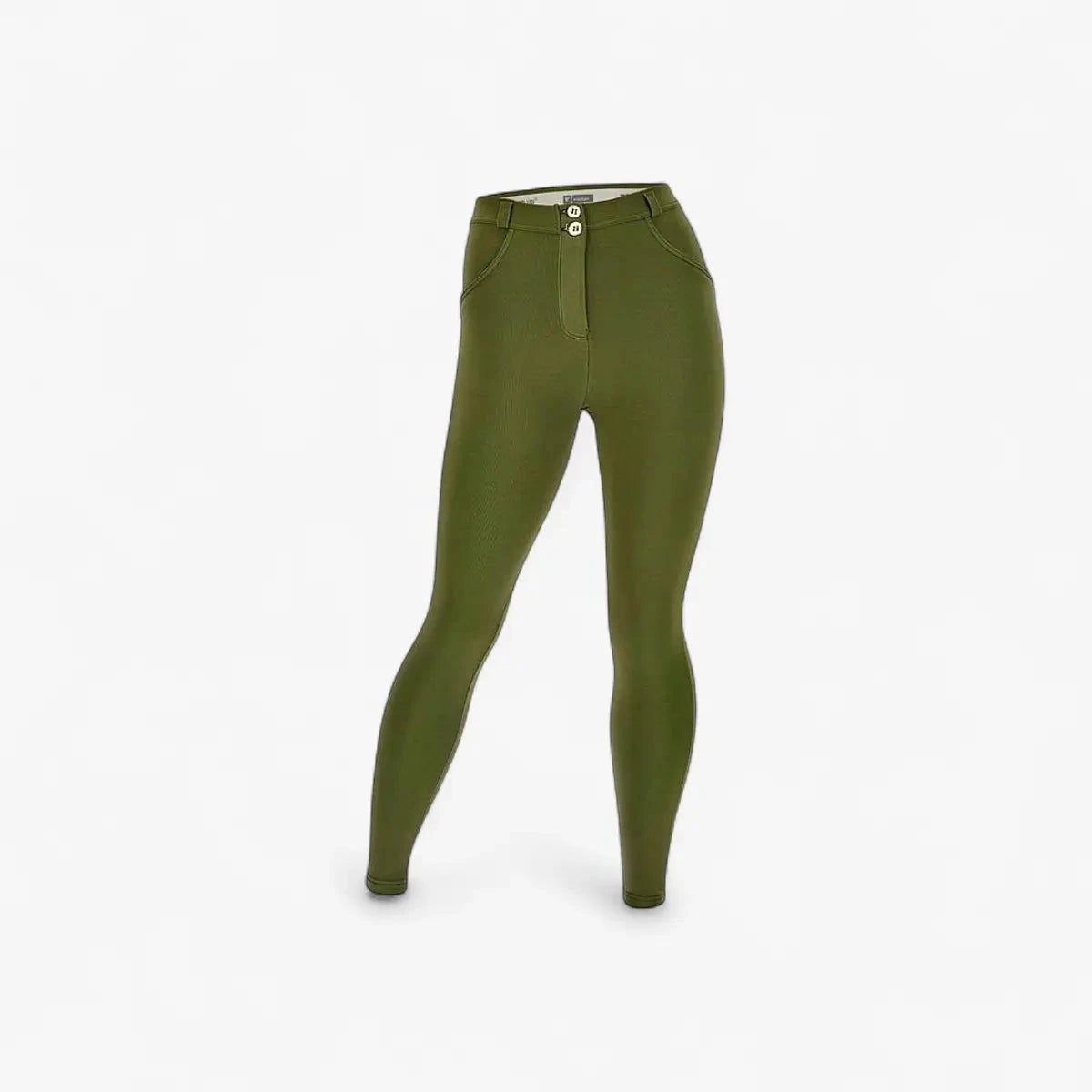 Freddy Womens Wr.Up® Curvy Skinny Leg Push Up Organic Cotton Pants Olive | Freddy