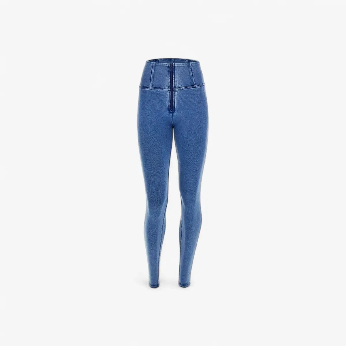 Freddy Womens Light Blue Stitch High Waist Long Length Jean | Freddy