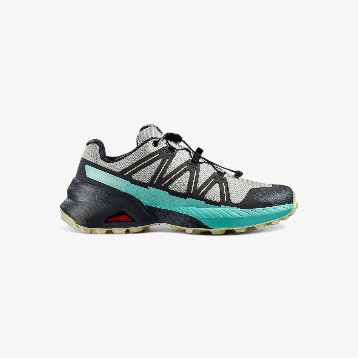 Salomon Womens Speedcross Peak Trail Sneaker Icicle Castlerock Aruba Blue | Salomon