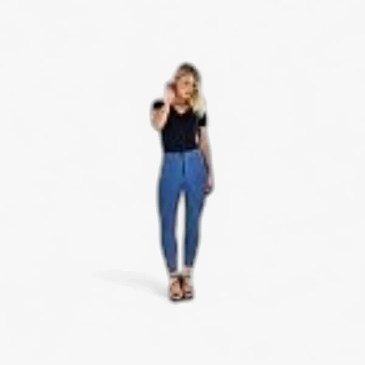 Freddy Womens High Waist Denim Effect Wr.Up® Shaping Super Skinny Jean Light Blue | Freddy