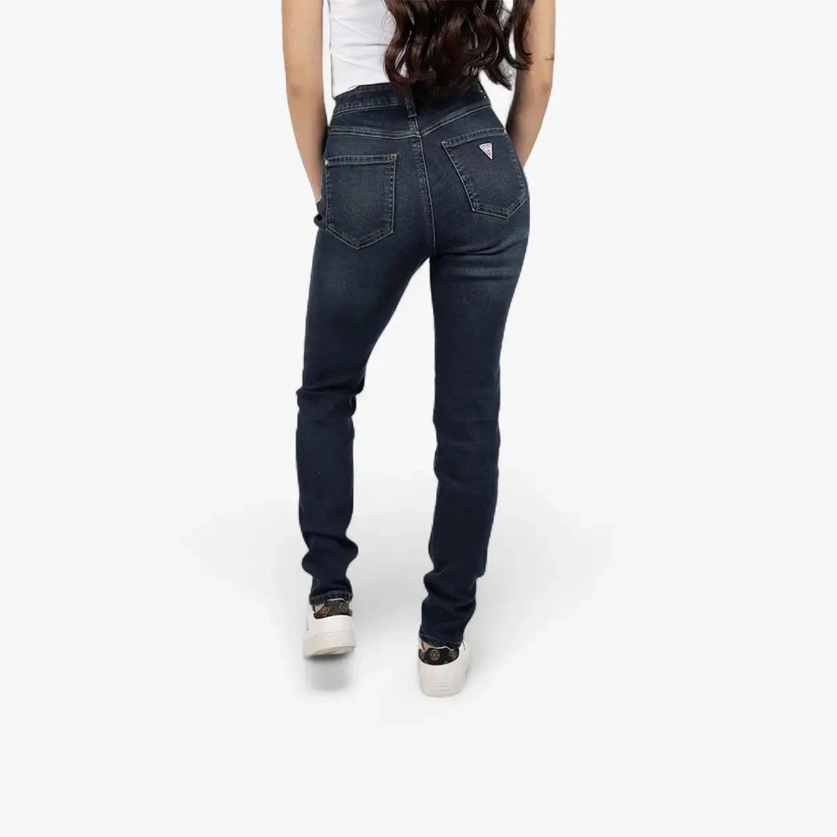 Guess Womens 1981 High Rise Skinny Jean Dark Wash | Guess