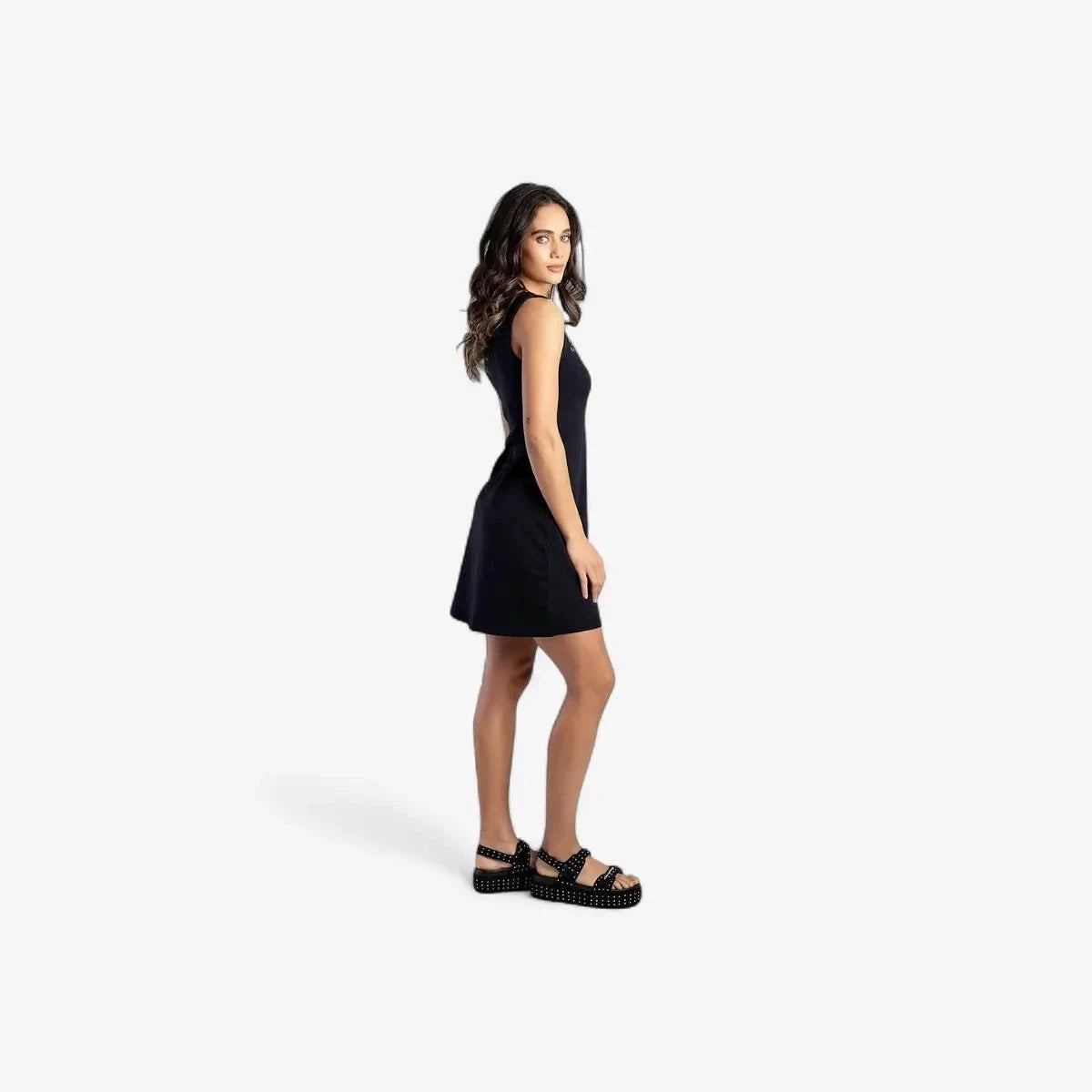 Sissy Boy Boat Neck Mini Dress Bling Logo Black | Sissy Boy