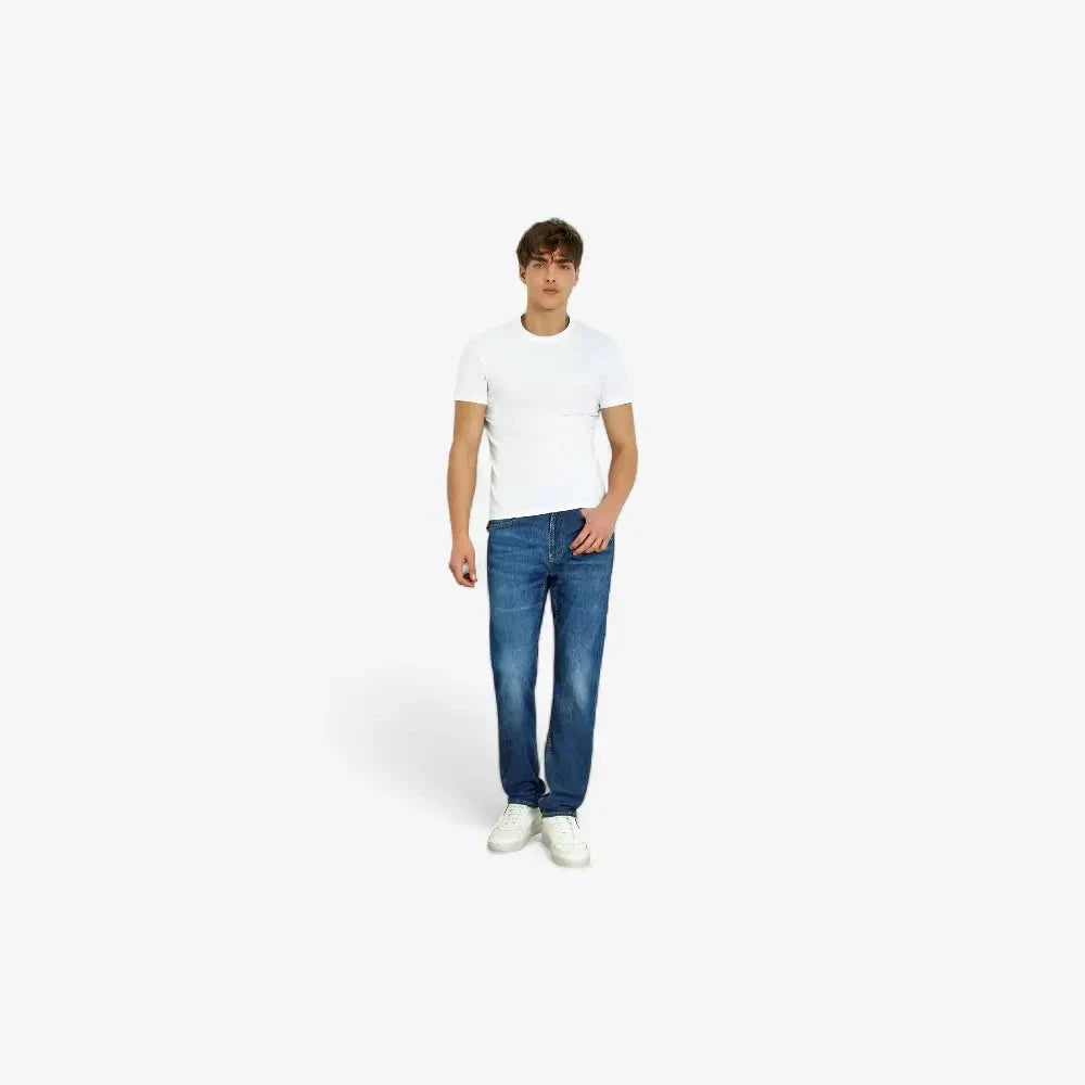 Guess Mens Aidy Short Sleeve Tee White | Guess