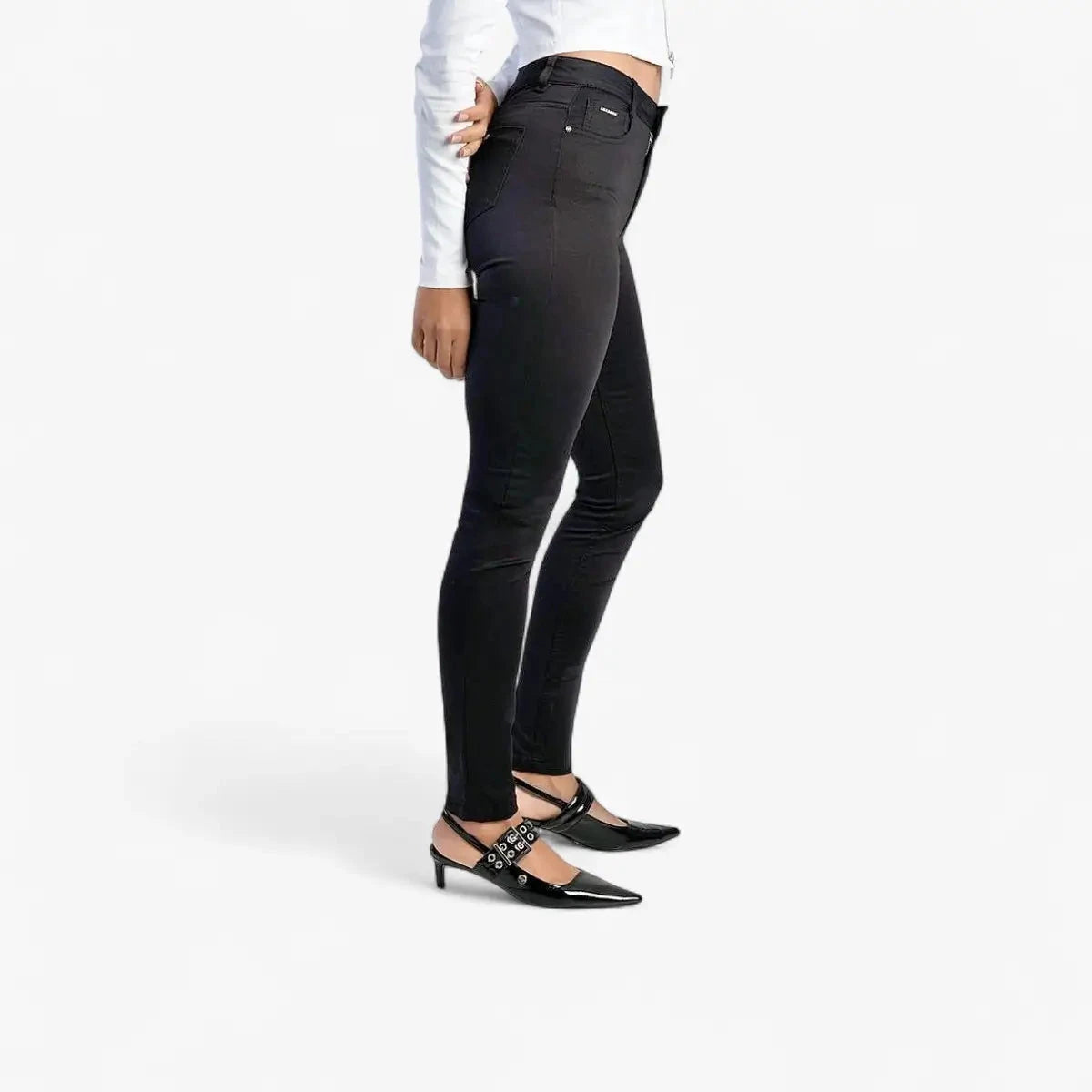 Sissy Boy Mid Waist Skinny Jean Black | Sissy Boy