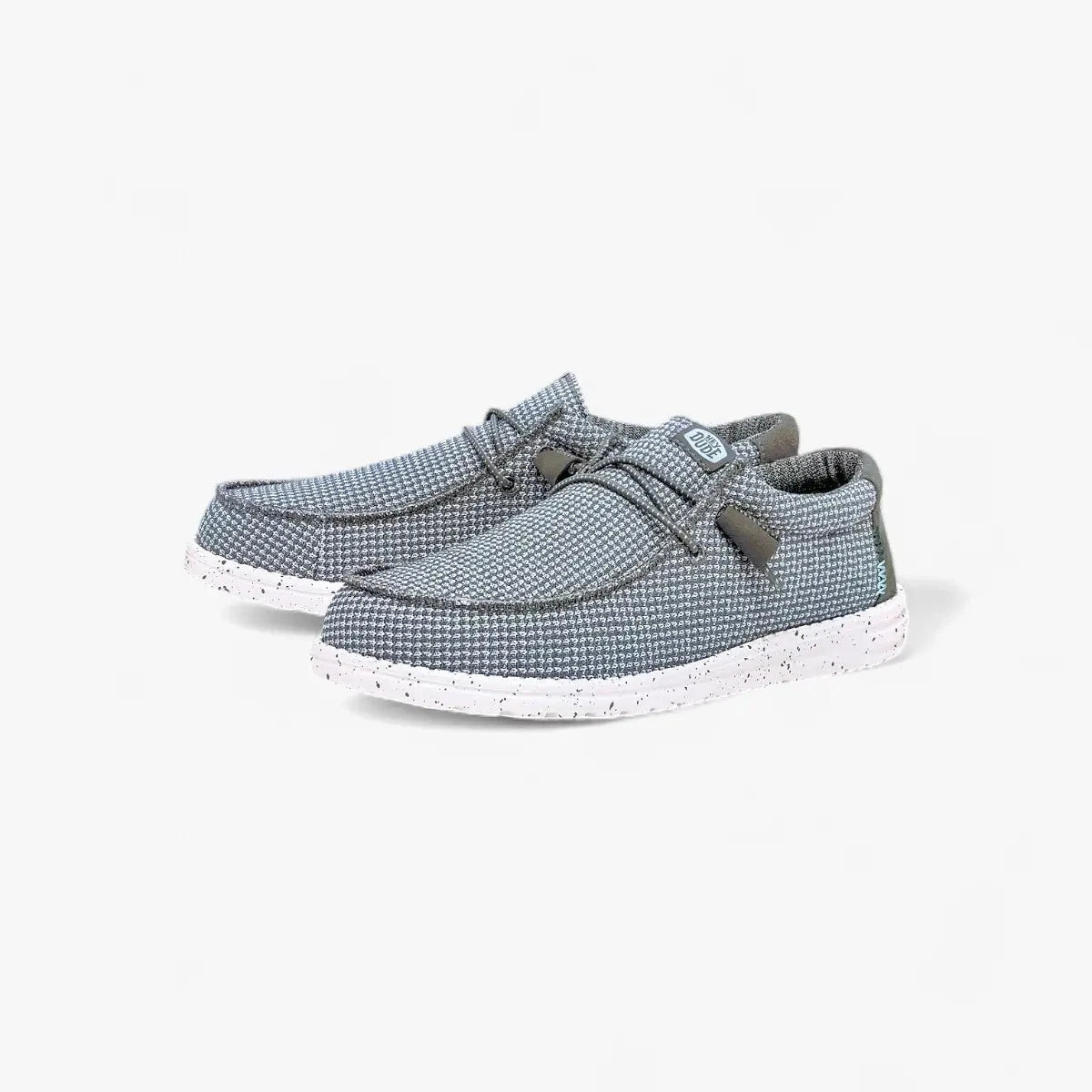 Hey Dude Mens Wally Sport Mesh Grey | Hey Dude