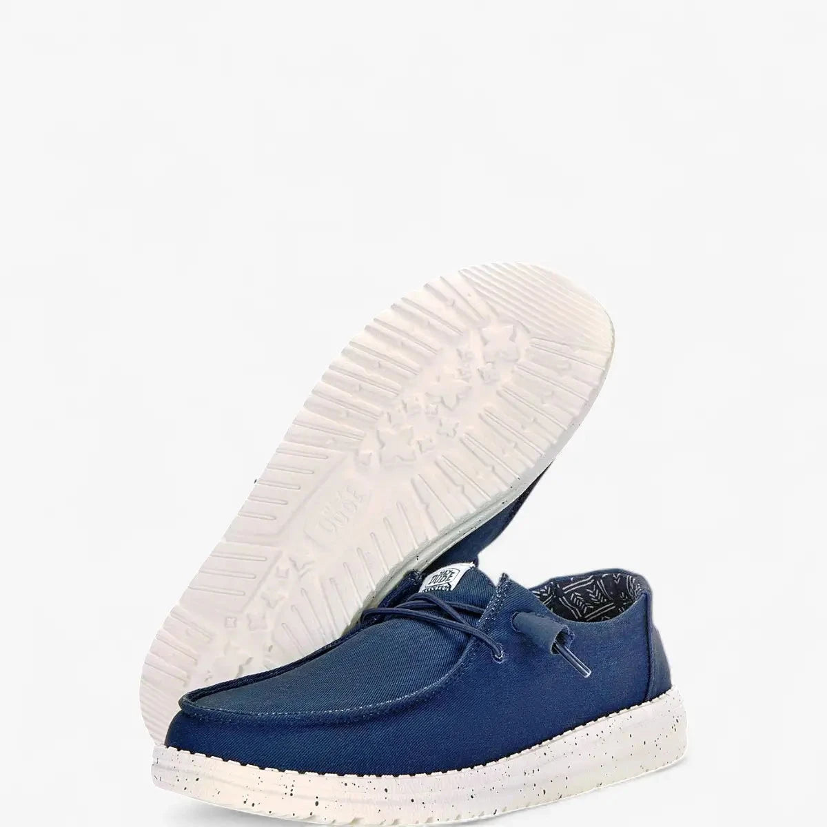 Hey Dude Womens Wendy Stretch Canvas Navy | Hey Dude