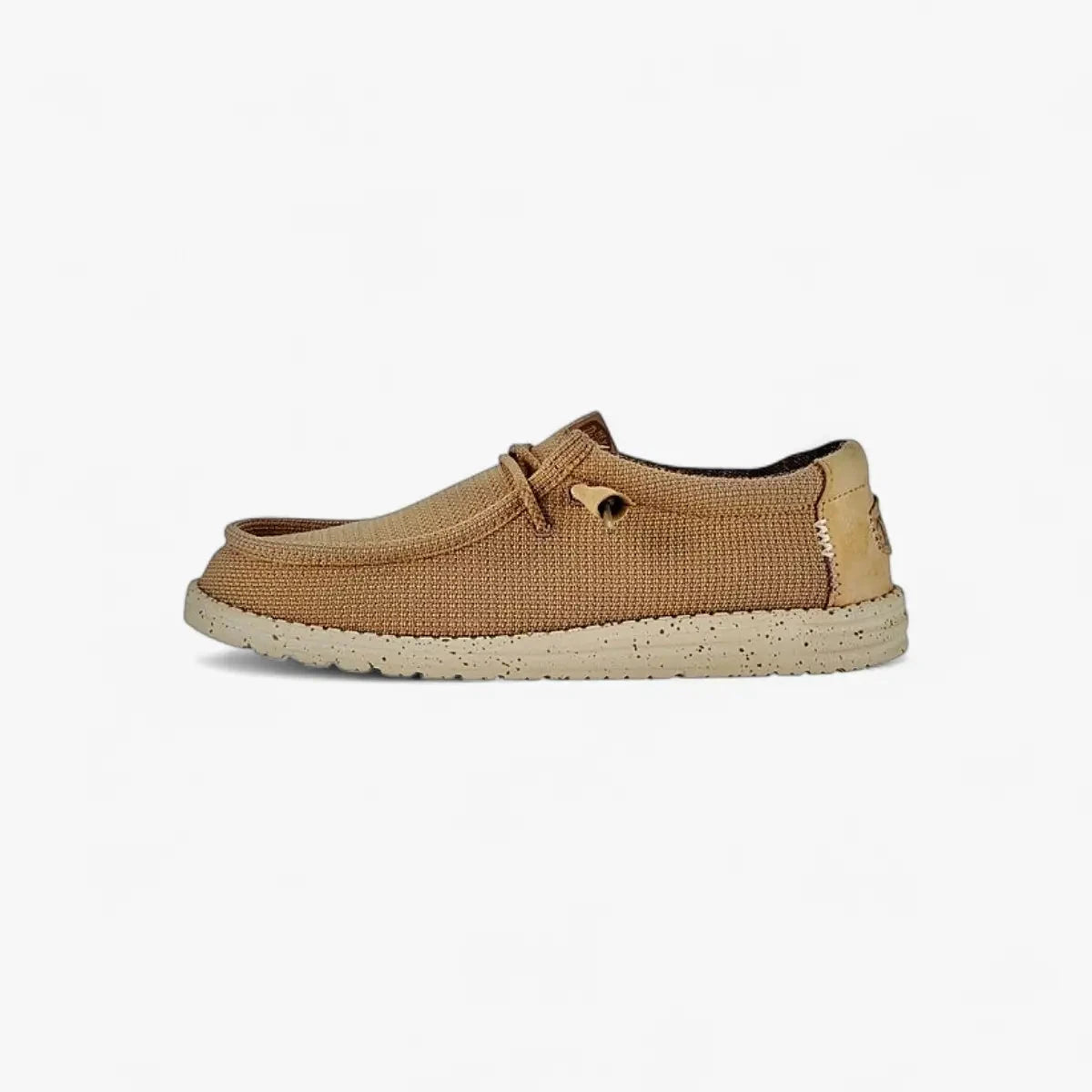 Hey Dude Mens Wally Sport Mesh Tan White | Hey Dude