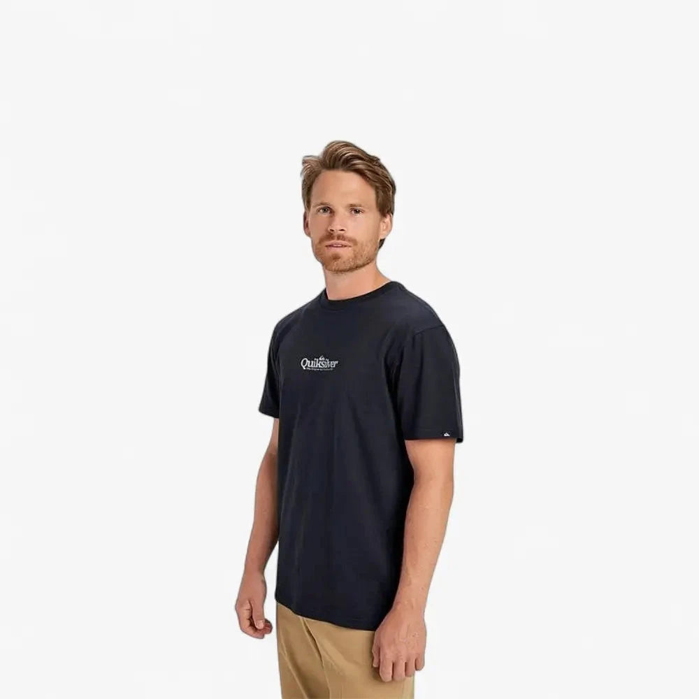 Quiksilver Mens Fineline Short Sleeve Tee Black | Quiksilver