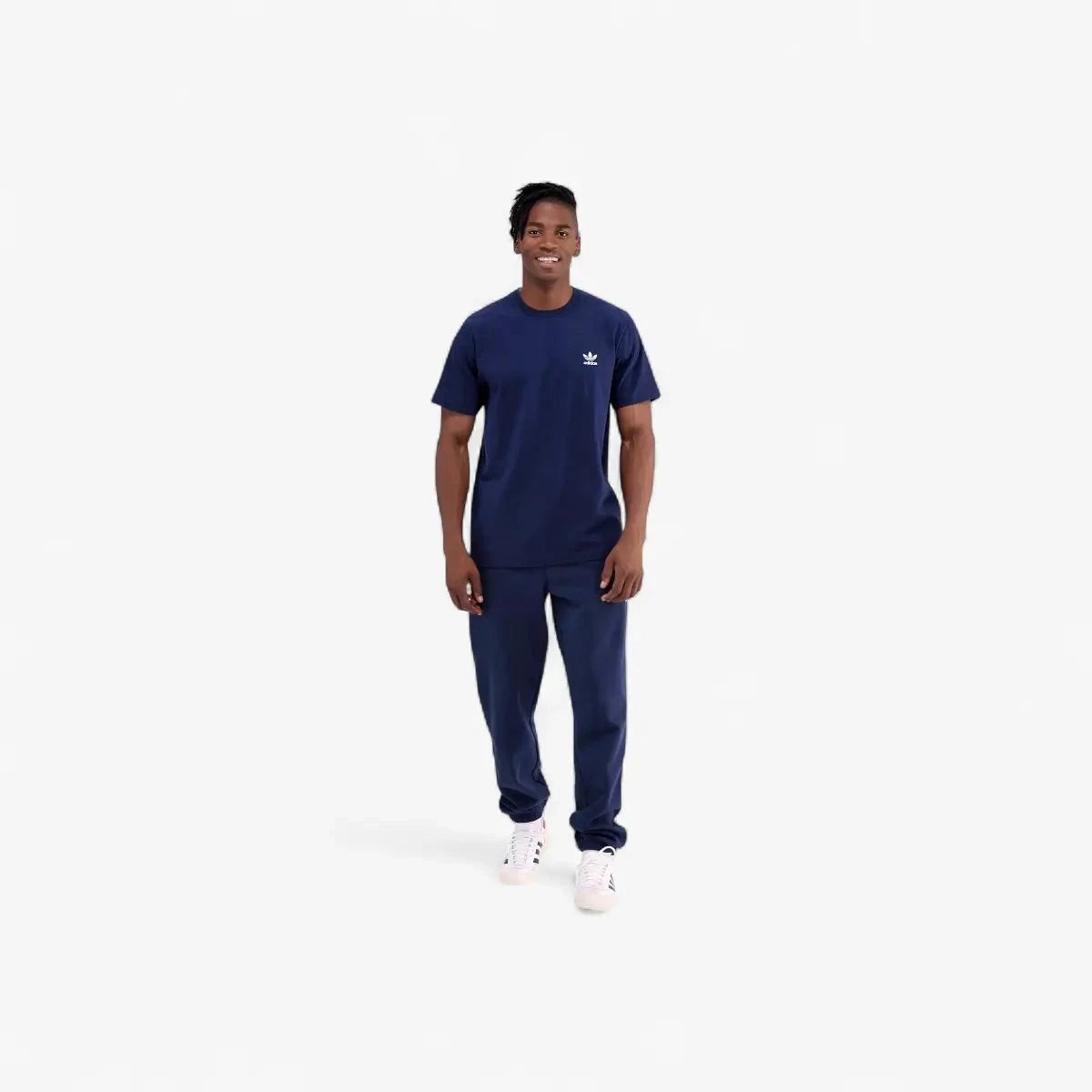 Adidas Mens Ess Short Sleeve Tee Midnight Navy | Adidas