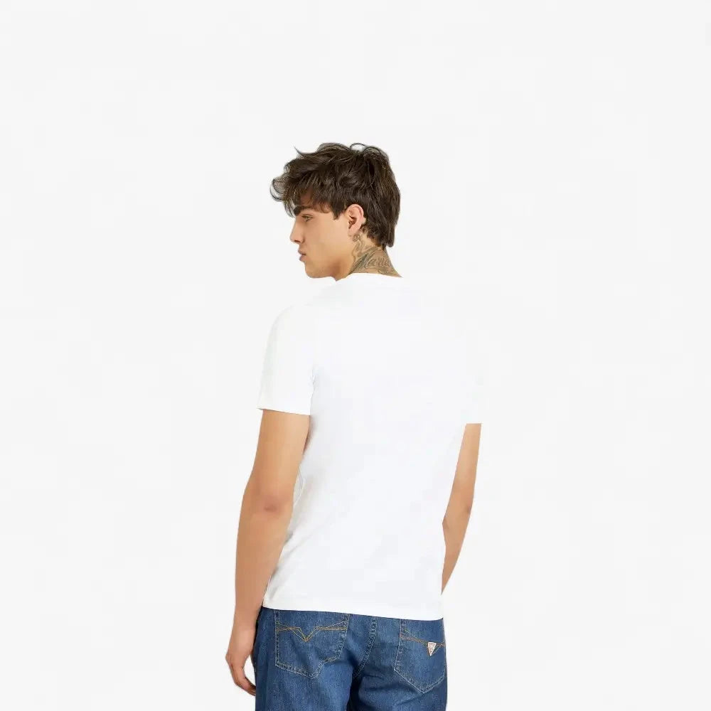 Guess Mens Aidy Short Sleeve Tee White | Guess